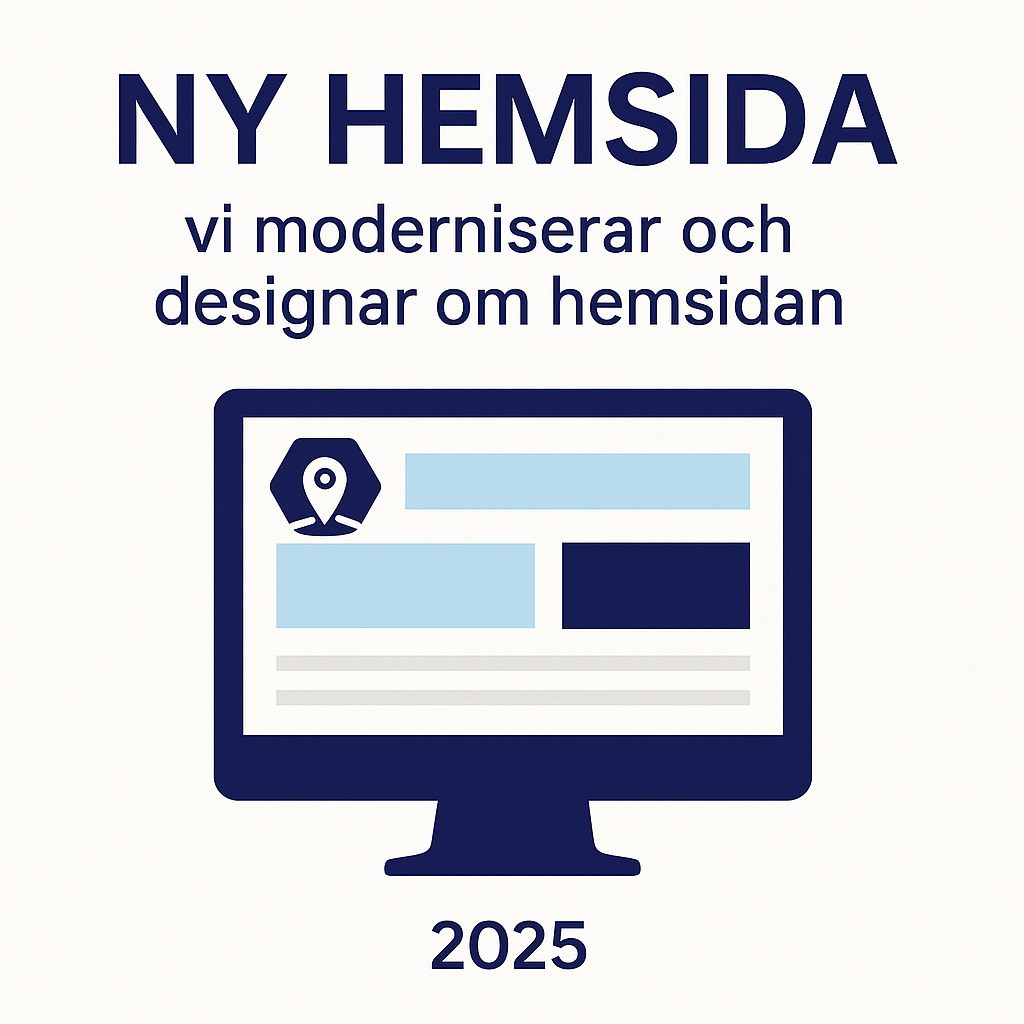 Ny hemsida – vi moderniserar och designar om hemsidan